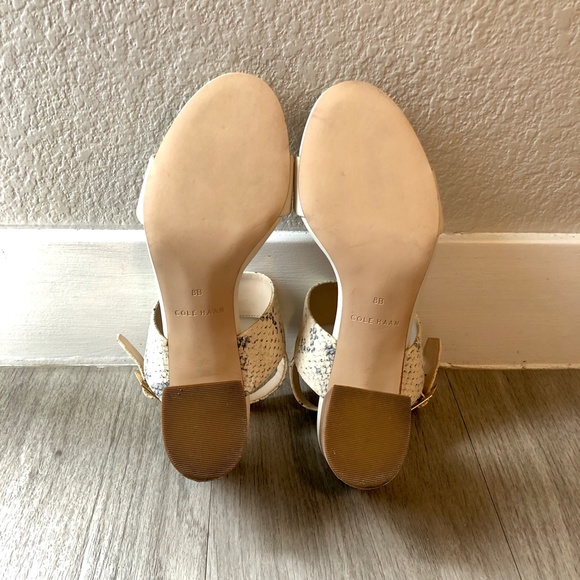 Cole Haan Avani City White Slingbacks (Worn ONCE!) - Picture 6 of 6